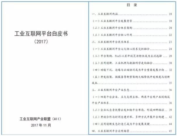 工業(yè)互聯(lián)網(wǎng)平臺(tái)白皮書